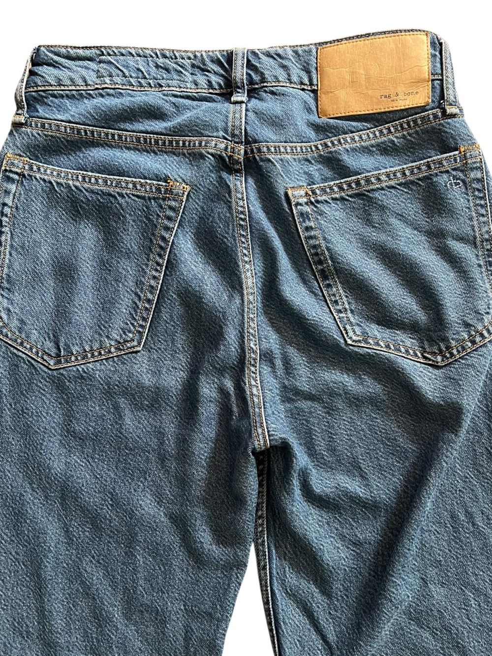 rag & bone Featherweight Logan Low Rise Wide Leg Jeans 25 Lily Ultralight Denim - Picture 6 of 13
